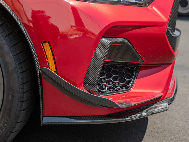 2024-Up Mustang GT S650 | CARBON FIBER Front Side Grille Insert Replacement Pair